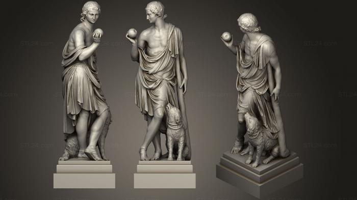 Статуи античные и исторические (Статуя 69, STKA_1520) 3D модель для ЧПУ станка